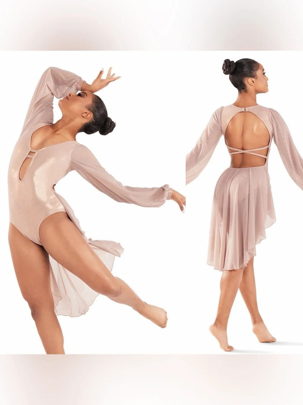 Tenth House solo custom 2 Die 4 Dance costume tan nude MYSTIC TD23413 MA-Medium